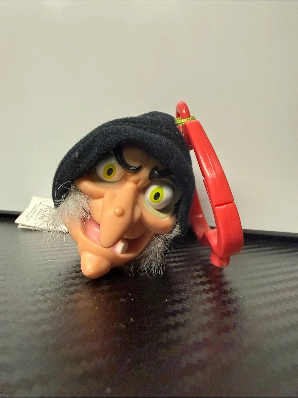 Vintage 2001 Disney Snow White Evil Queen Old Hag Plush Keychain